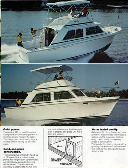 Uniflite 32 Sports Sedan Brochure