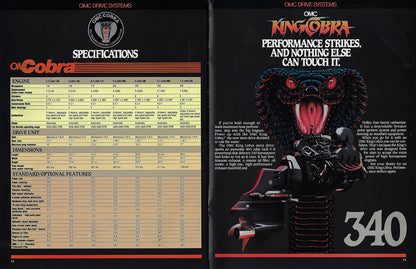 OMC 1987 Stern Drive Brochure