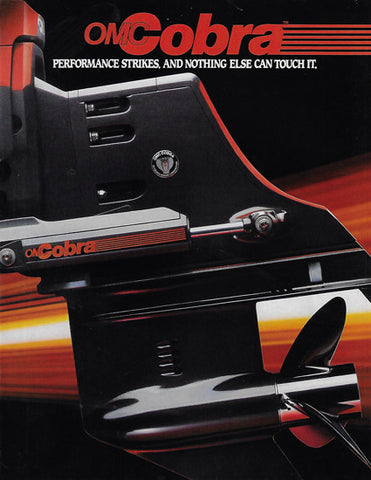 OMC 1987 Stern Drive Brochure