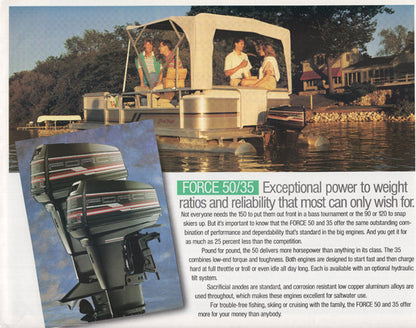 US Marine 1990 Force Outboard Brochure
