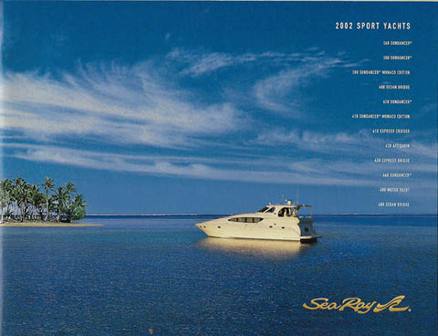 Sea Ray 2002 Sport Yachts Brochure