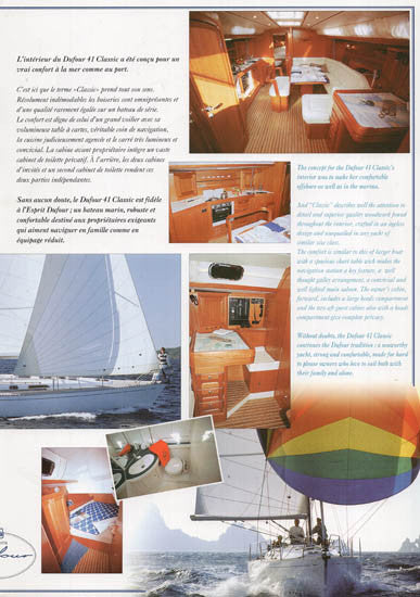 Dufour 41 Classic Brochure