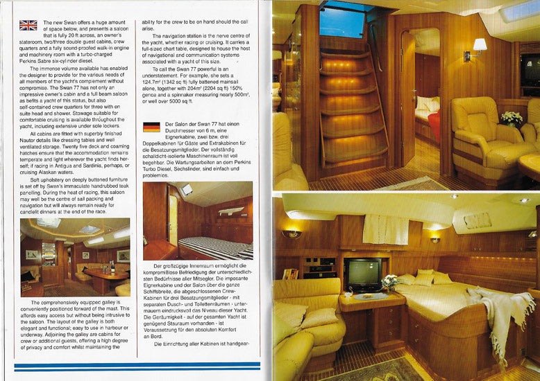 Nautor's Swan 77 Brochure