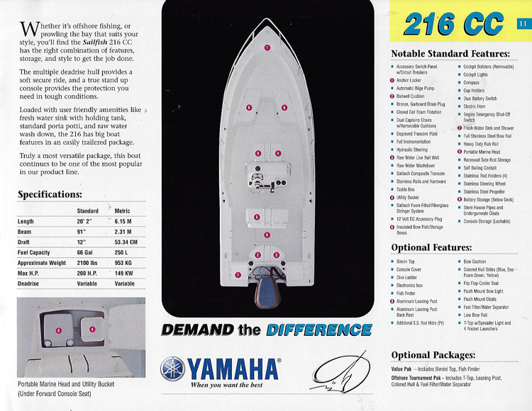 Seminole 2002 Sailfish Brochure