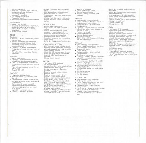 Trojan 360 Express Specification Brochure (2002)