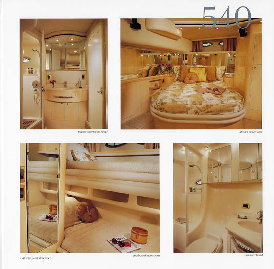 Sea Ray 540 Cockpit Motor Yacht Brochure
