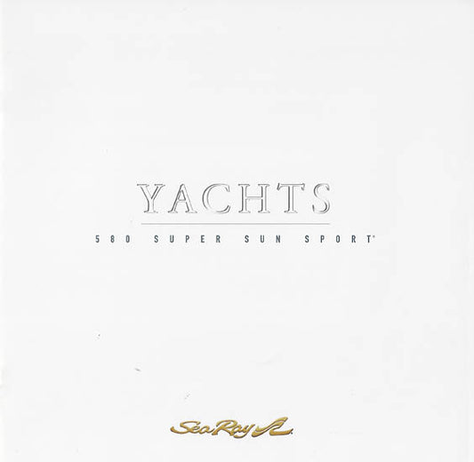 Sea Ray 580 Super Sun Sport Brochure