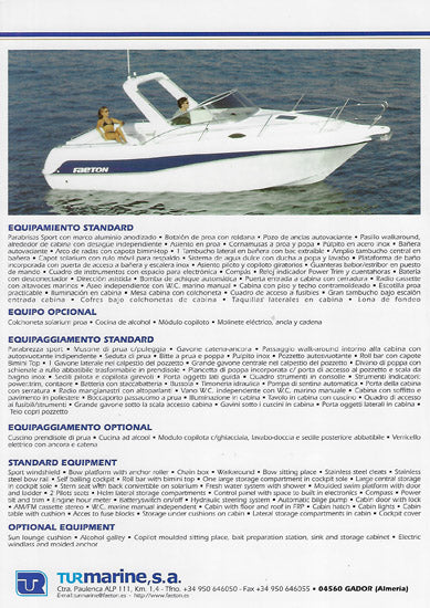 Faeton 730 Sport Brochure