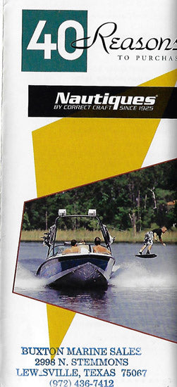 Correct Craft Nautique 40 Reasons to Buy Brochure