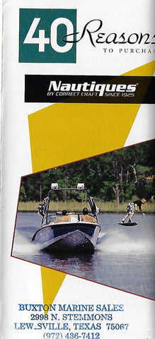 Correct Craft Nautique 40 Reasons to Buy Brochure