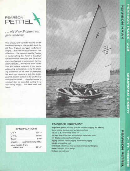 Grumman 1964 Sailboat Brochure