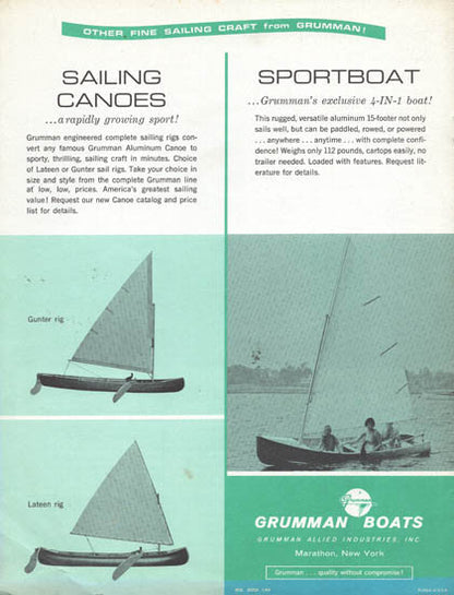 Grumman 1964 Sailboat Brochure