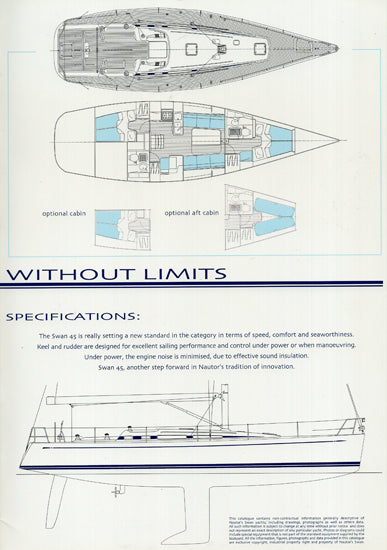 Nautor's Swan 45 Brochure