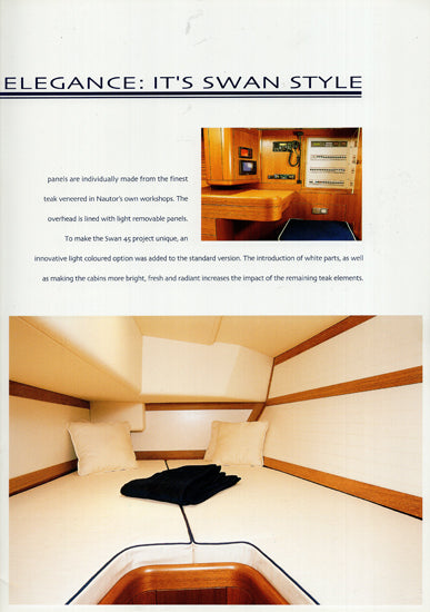 Nautor's Swan 45 Brochure