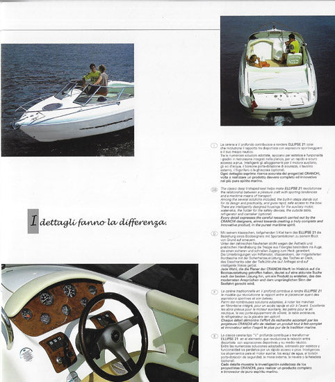 Cranchi Ellipse 21 Brochure