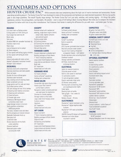 Hunter 420 Brochure
