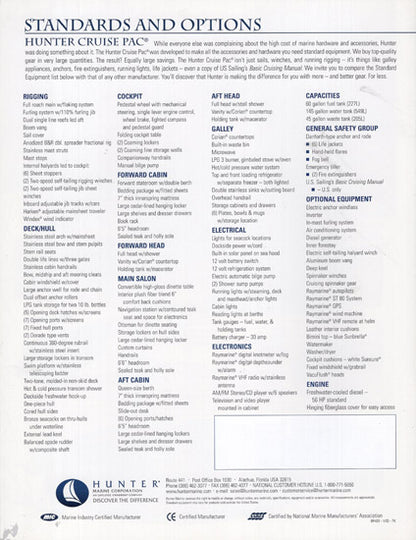 Hunter 420 Brochure
