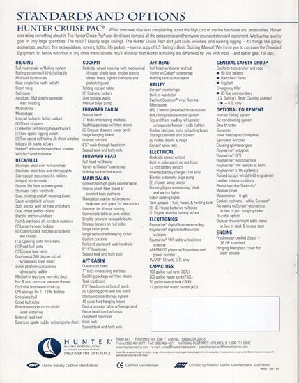Hunter 456 Passage Brochure