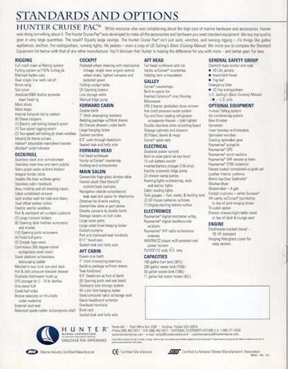 Hunter 456 Passage Brochure