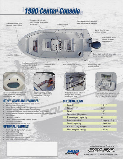 Polar 1900 Center Console Brochure