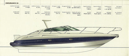 Cranchi Endurance 33 Brochure