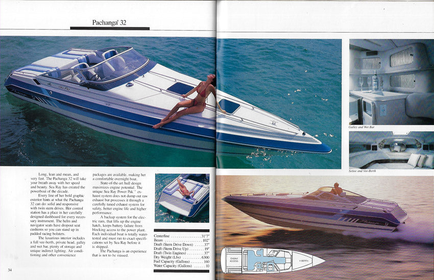 Sea Ray 1987 Sport Boats Brochure