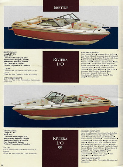 Ebbtide / Dyna-Trak 1984 Brochure