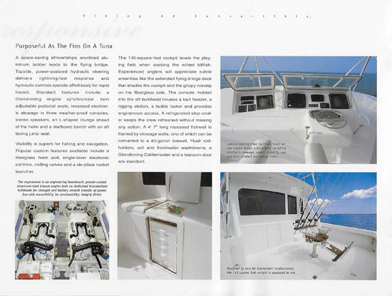 Viking 52 Convertible Brochure