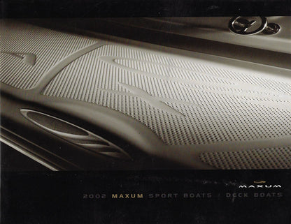 Maxum 2002 Sport Boats Brochure