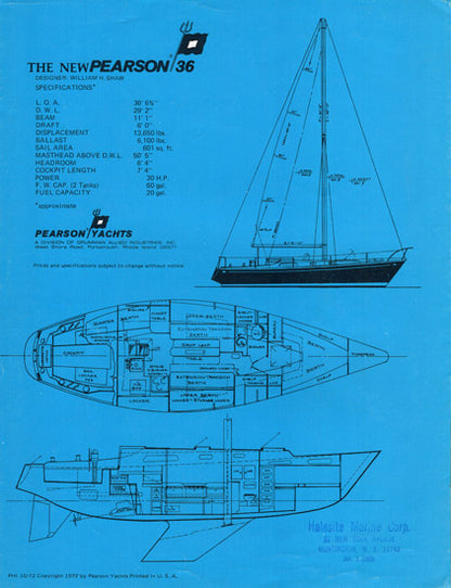 Pearson 36 Brochure