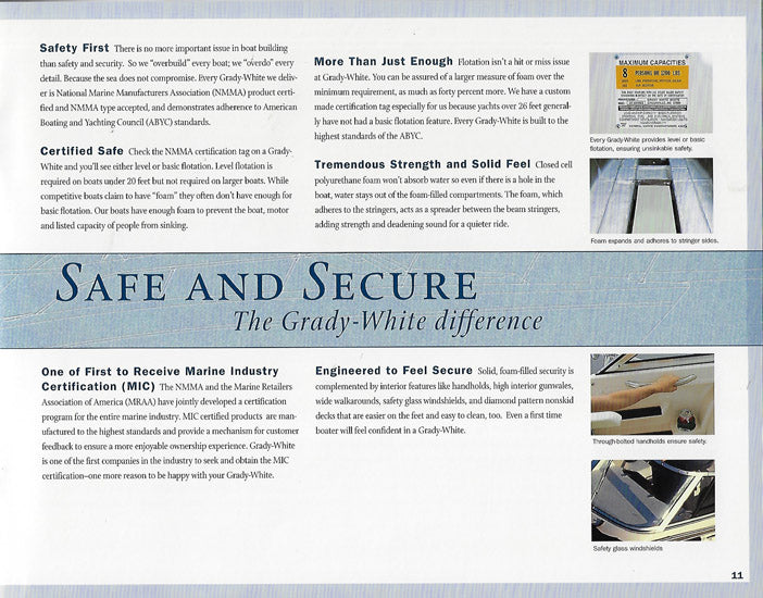 Grady White 2002 Built Brochure