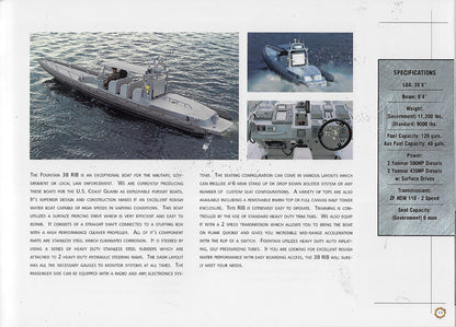Fountain Defense Boat Brochure