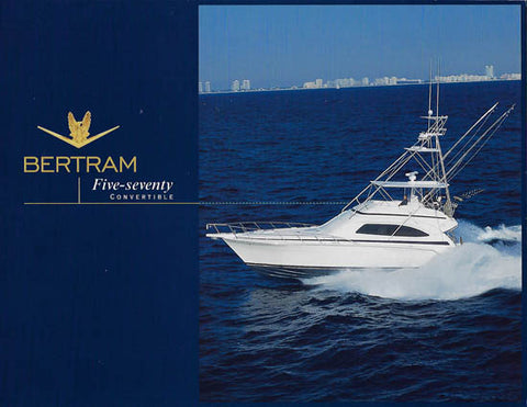 Bertram 570 Convertible Brochure