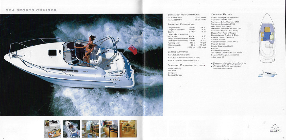 Sealine 2002 Mini Brochure