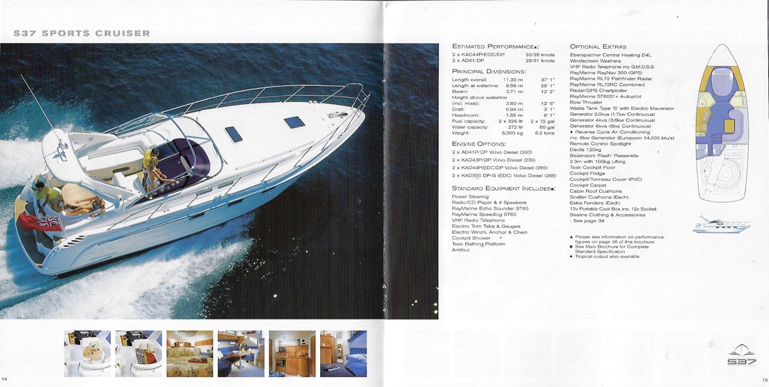 Sealine 2002 Mini Brochure
