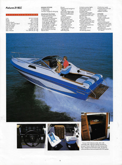 Glastron 1989 Brochure