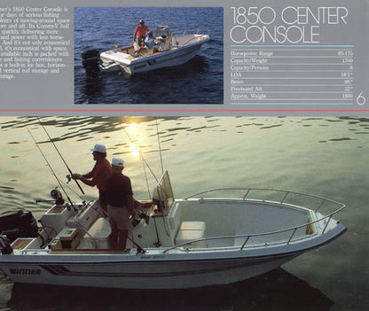 Winner 1980s Fishing Boats Brochure