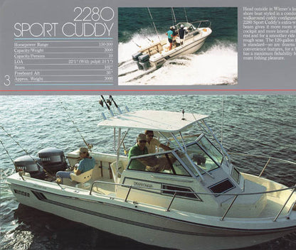 Winner 1980s Fishing Boats Brochure