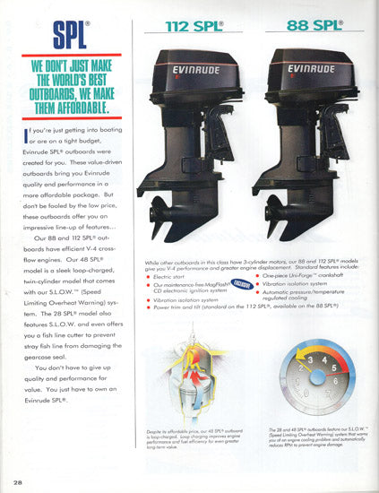 Evinrude 1994 Outboard Brochure