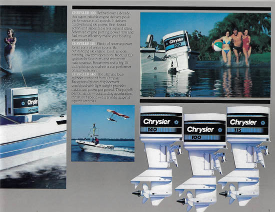 Chrysler 1984 Outboard Brochure