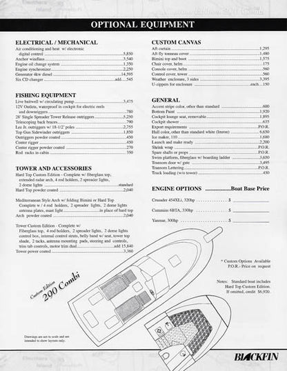 Salt Shaker Blackfin Combi 290 Brochure