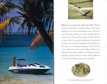 Yamaha 2002 Sport Boats Brochure