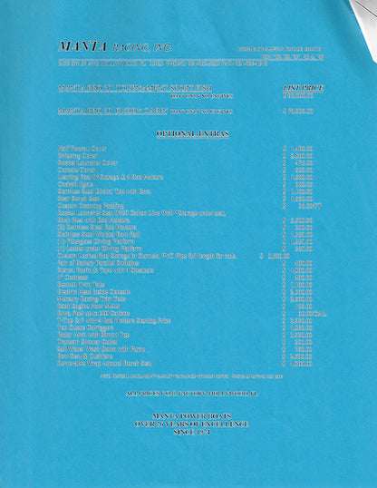 Manta 30 Pro Tournament Sport Fish Brochure
