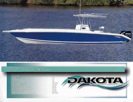 Dakota 36 Open Center Console Brochure