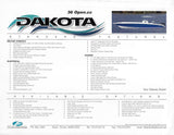 Dakota 36 Open Center Console Brochure