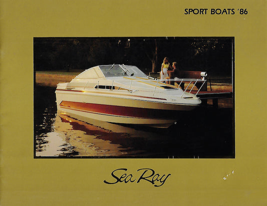 Sea Ray 1986 Sport Boats Brochure