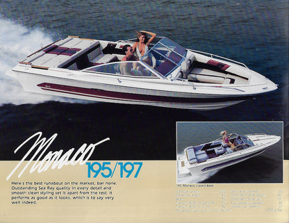 Sea Ray 1986 Sport Boats Brochure