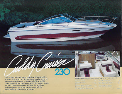 Sea Ray 1986 Sport Boats Brochure