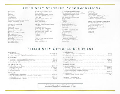 Ocean 65 Odyssey Launch Brochure