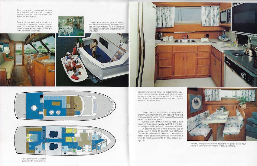 Hatteras 53 Cockpit Motor Yacht Brochure – SailInfo I boatbrochure.com